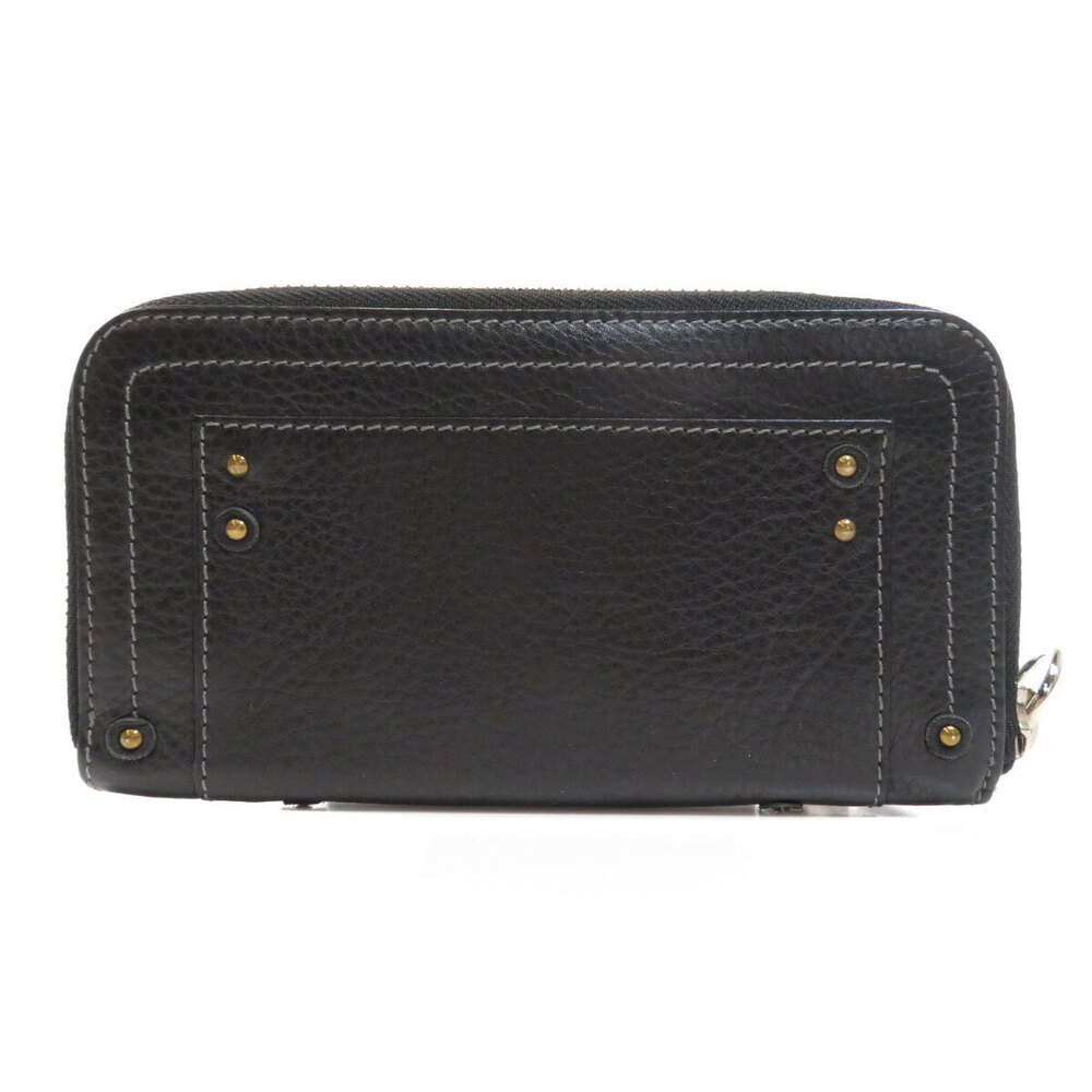 Chloe Wallet Leather Long Motif Cadena Calfskin